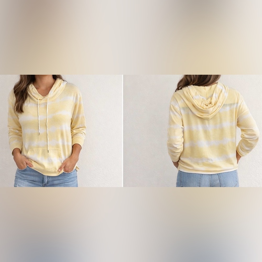 Market & Spruce Cream and Yellow Sweater